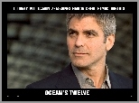 brązowe oczy, George Clooney, siwe włosy