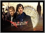 Benedict Cumberbatch, Martin Freeman, Londyn, Serial, Sherlock