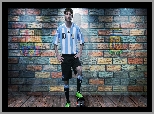 Ściana, Piłkarz, Lionel Messi