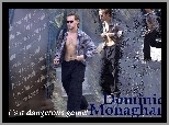 okulary, Dominic Monaghan, rozpięta koszula