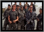 Sylvester Stallone, Antonio Banderas, Wesley Snipes, Arnold Schwarzenegger, Film, Niezniszczalni 3, Dolph Lundgren, Jason Statham, The Expendables 3, Randy Couture