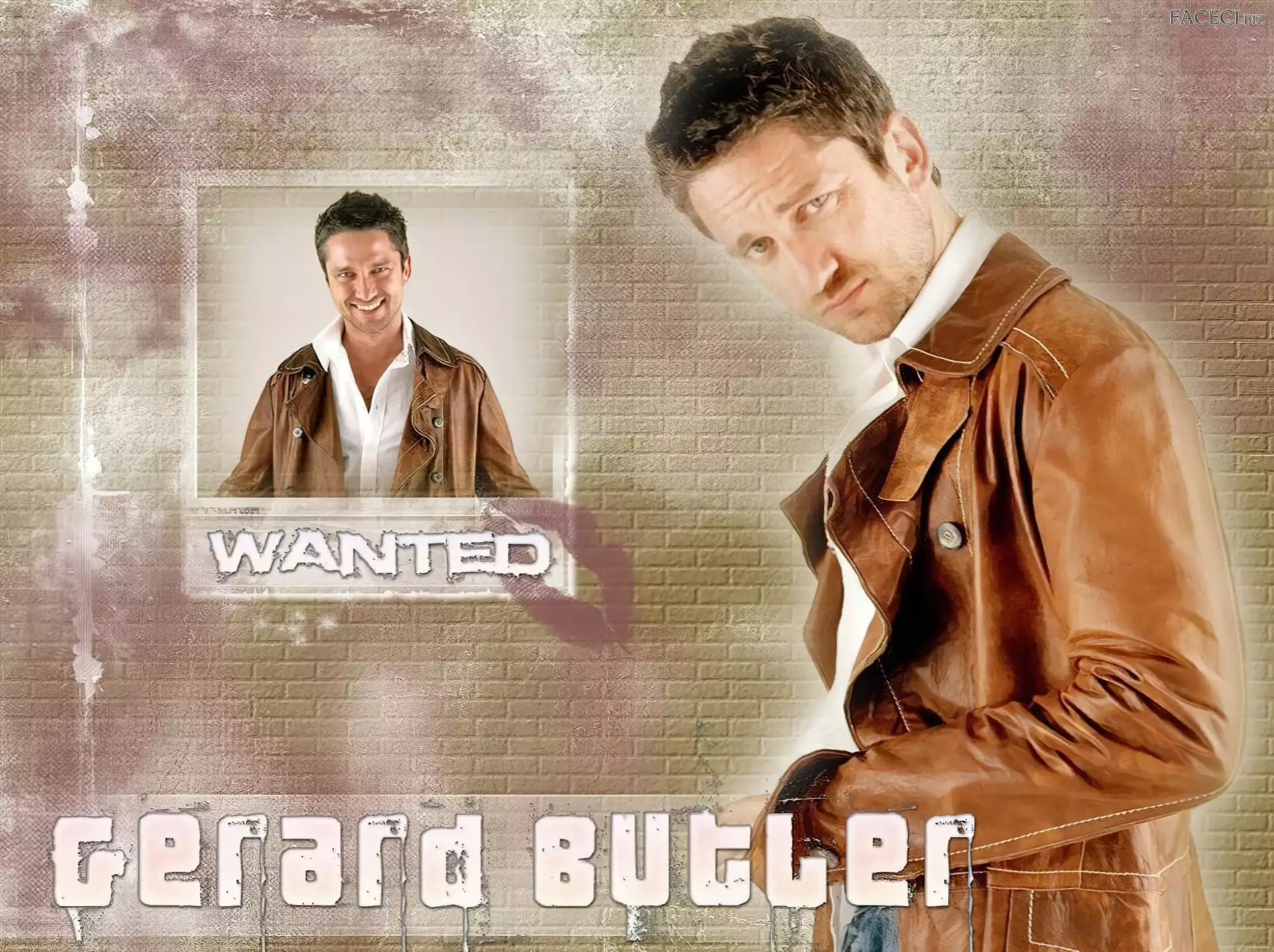 brÄ…zowa kurtka, Gerard Butler, wanted