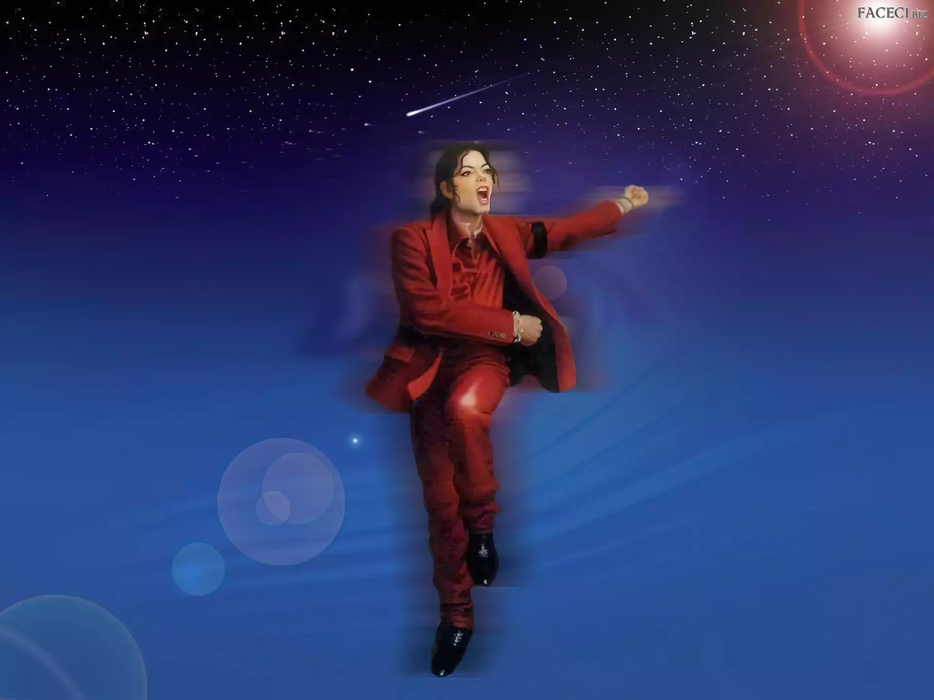 Garnitur, Michael Jackson, Czerwony