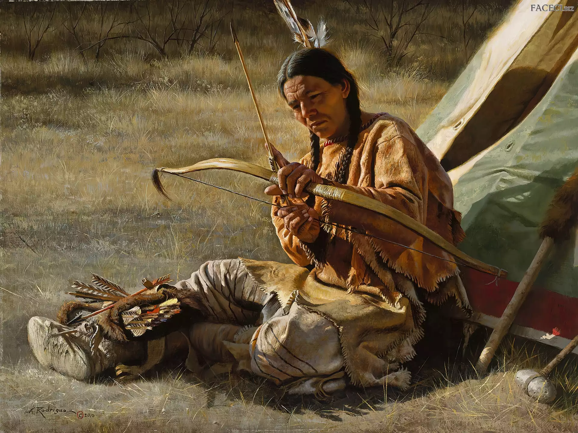 Indianin, Obraz, Alfredo Rodriguez