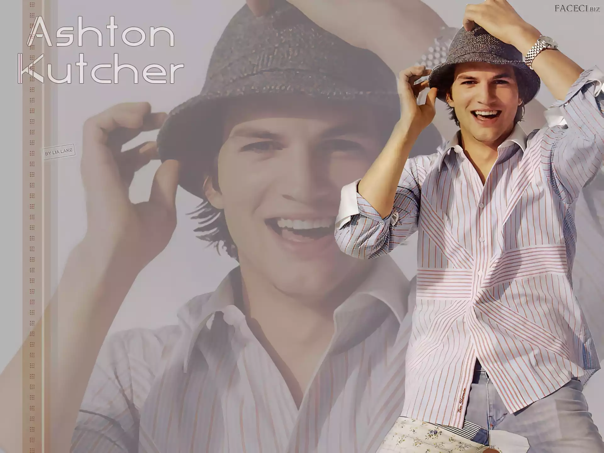 Kapelusz, Ashton Kutcher, Koszula