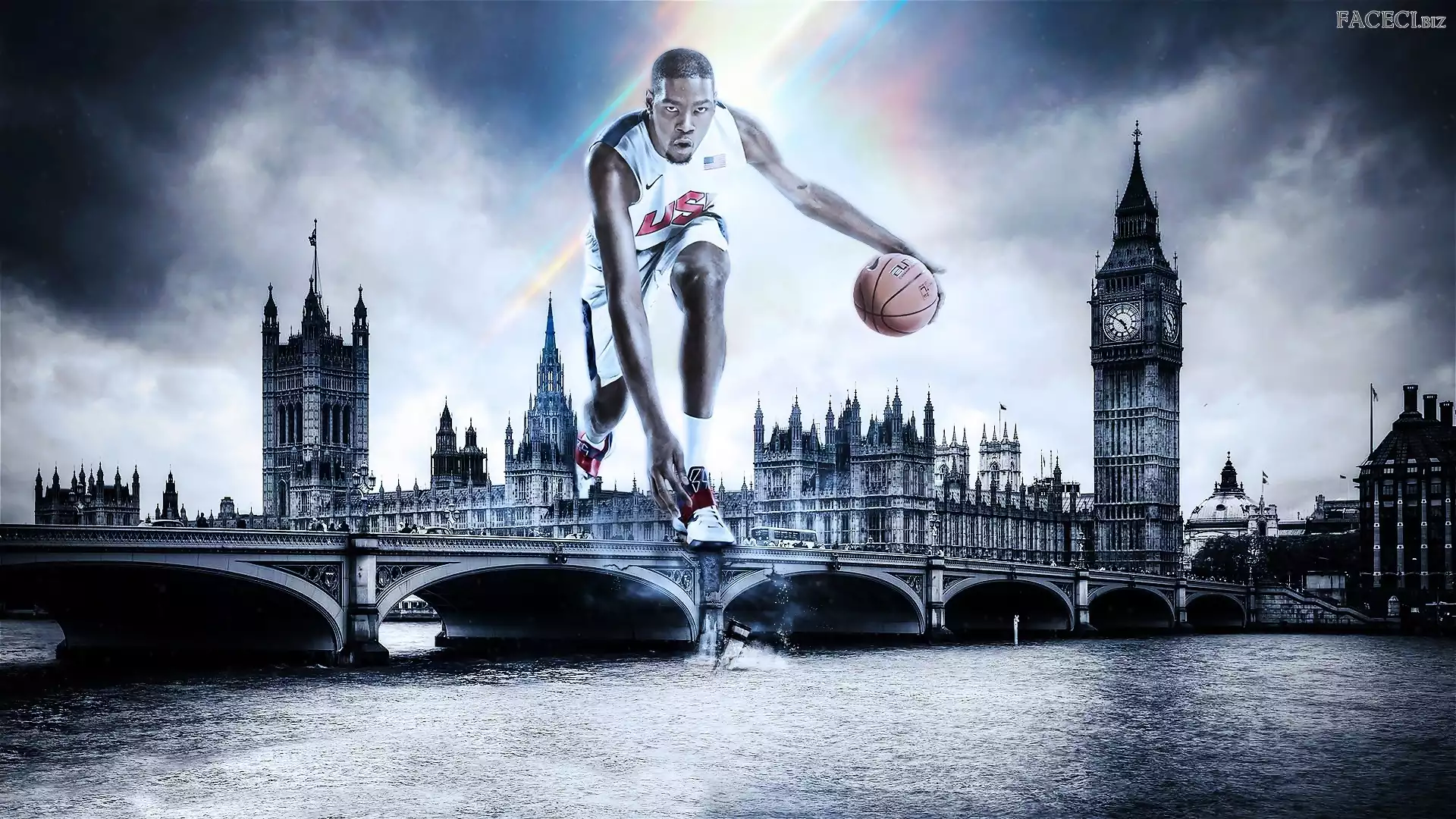Koszykarz, Londyn, Grafika, Kevin Durant
