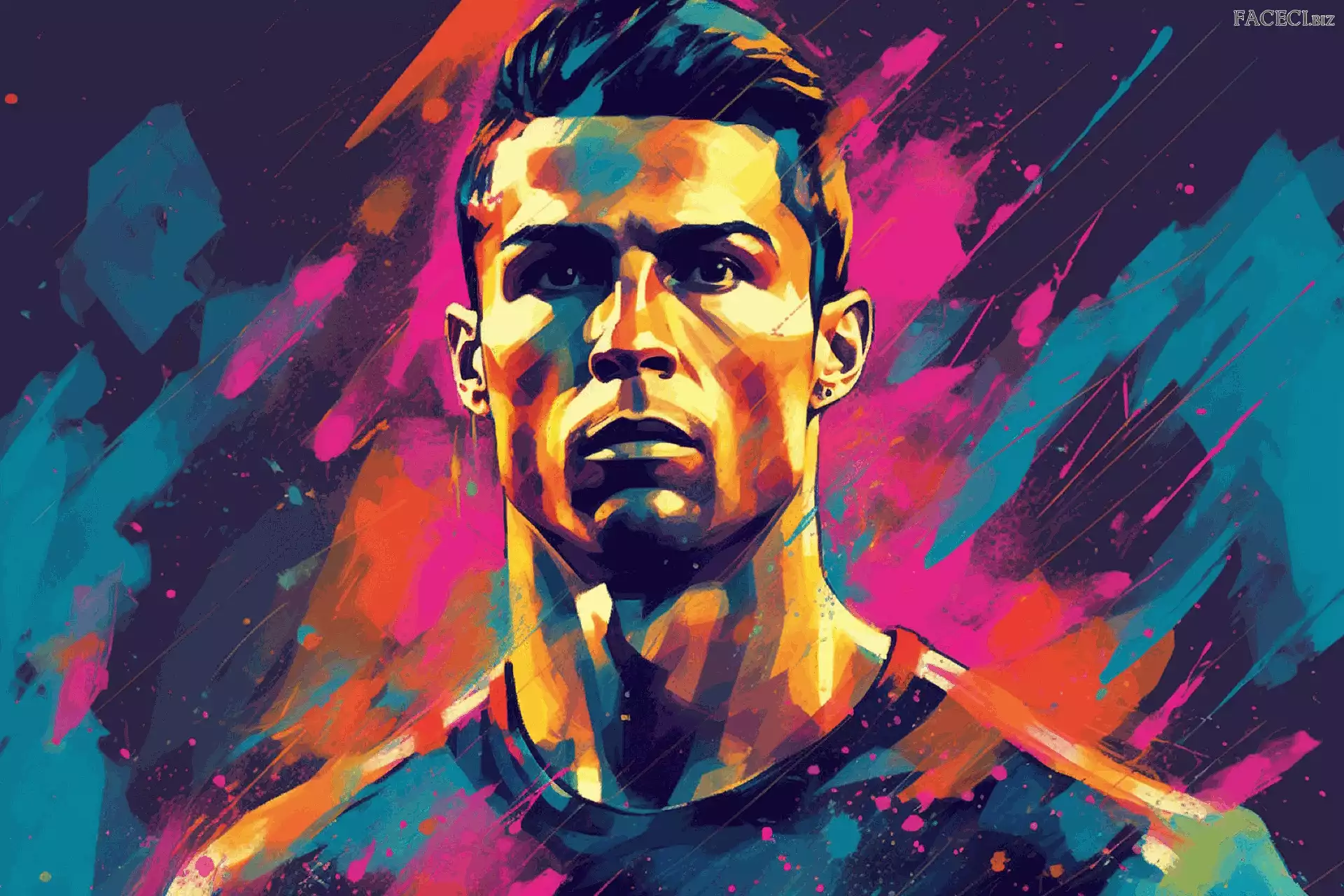 Grafika, Cristiano Ronaldo, Piłkarz