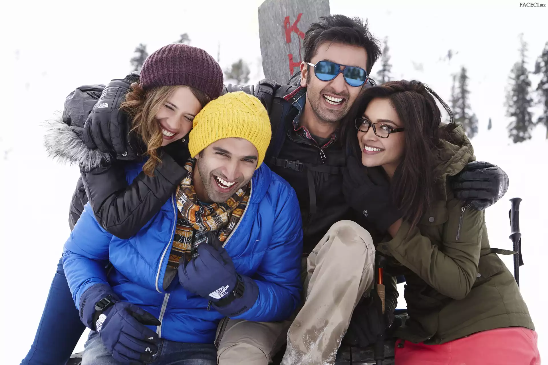 Kapoor, Przyjaciele, Ludzie, Ranbir, Padukone, Mężczyźni, Kobiety, Deepika